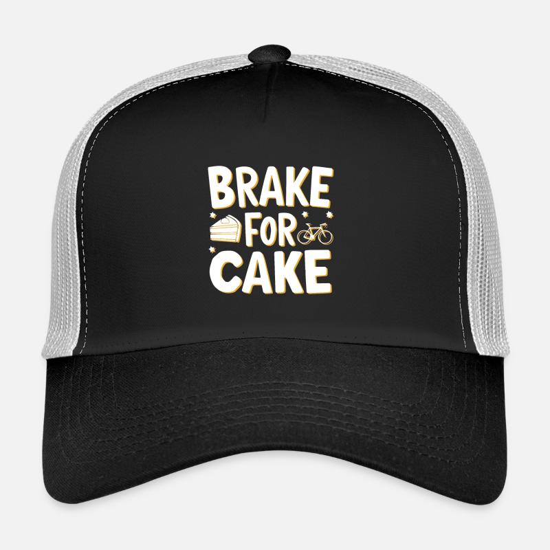 Gâteau de vélo sucré Conception de motivation Casquette trucker 