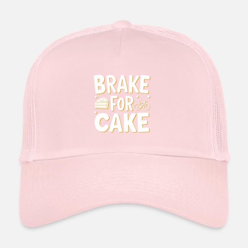 Gâteau de vélo sucré Conception de motivation Casquette trucker 