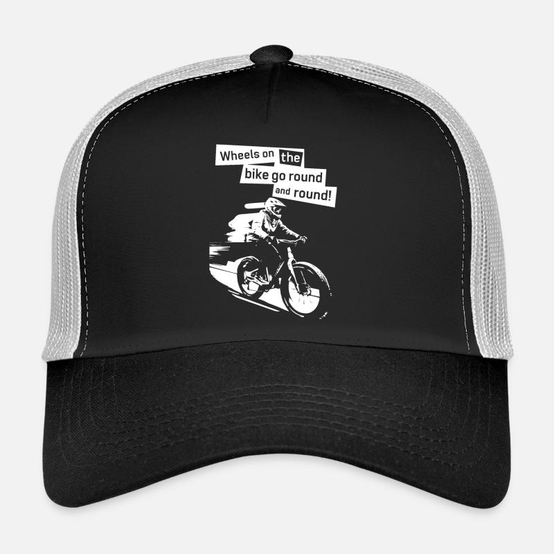 Vélo Vintage Cyclisme Citation Design Casquette trucker 