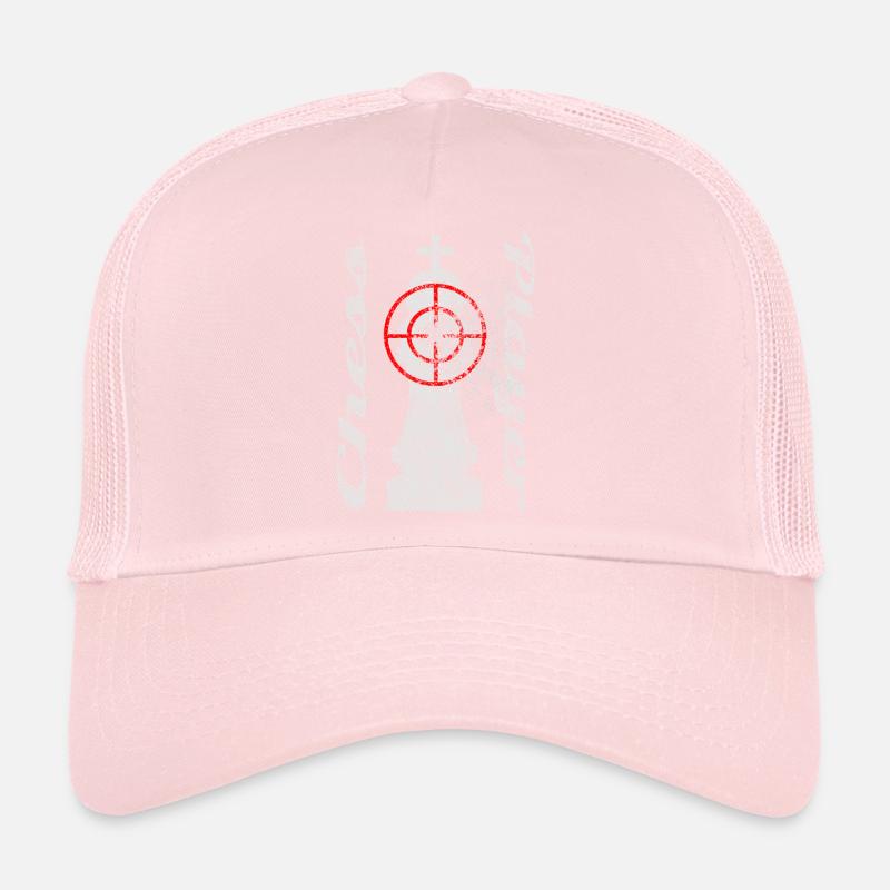 Motif d’échecs avec réticule Casquette trucker 