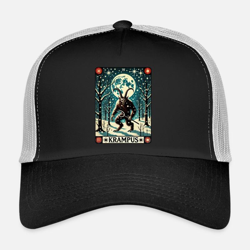Krampus - Trucker Cap - black/stone grey