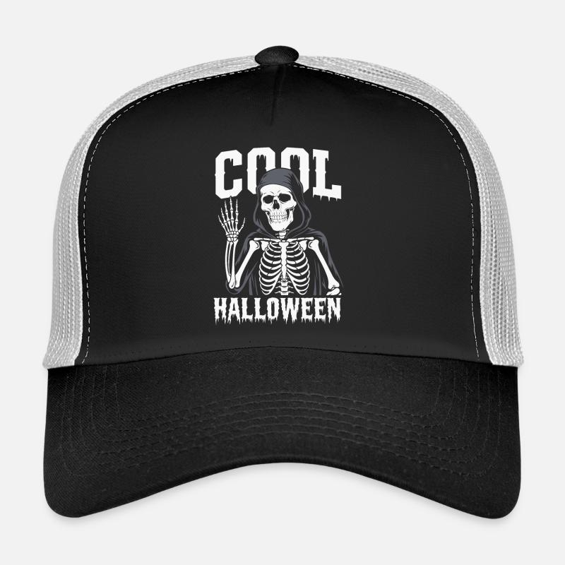 Squelette d’Halloween cool Casquette trucker 