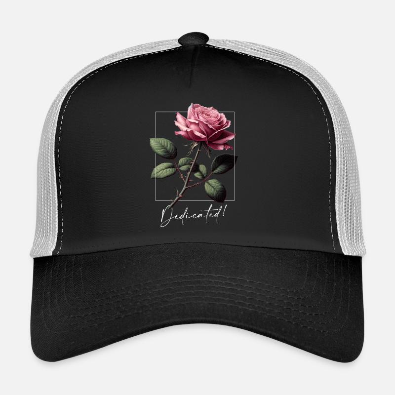 Thorns & Beauty – Rebellious Rose Aesthetic Trucker Cap