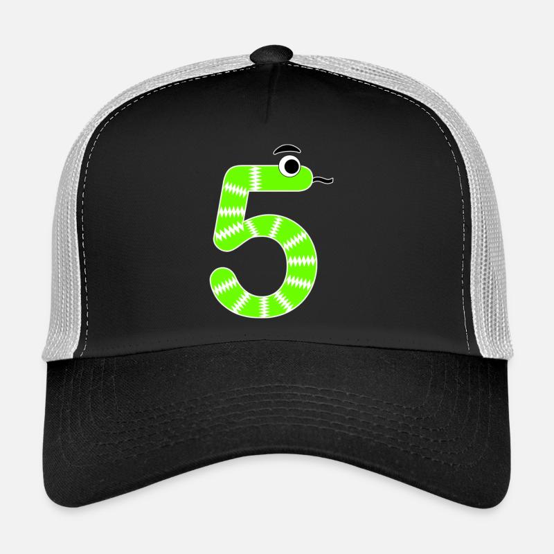 Numéro 5 Serpent Enfants Casquette trucker 