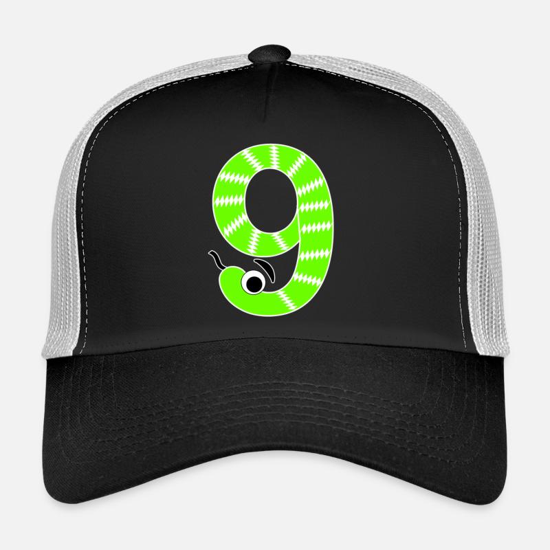 Numéro 9 Serpent Enfants Casquette trucker 