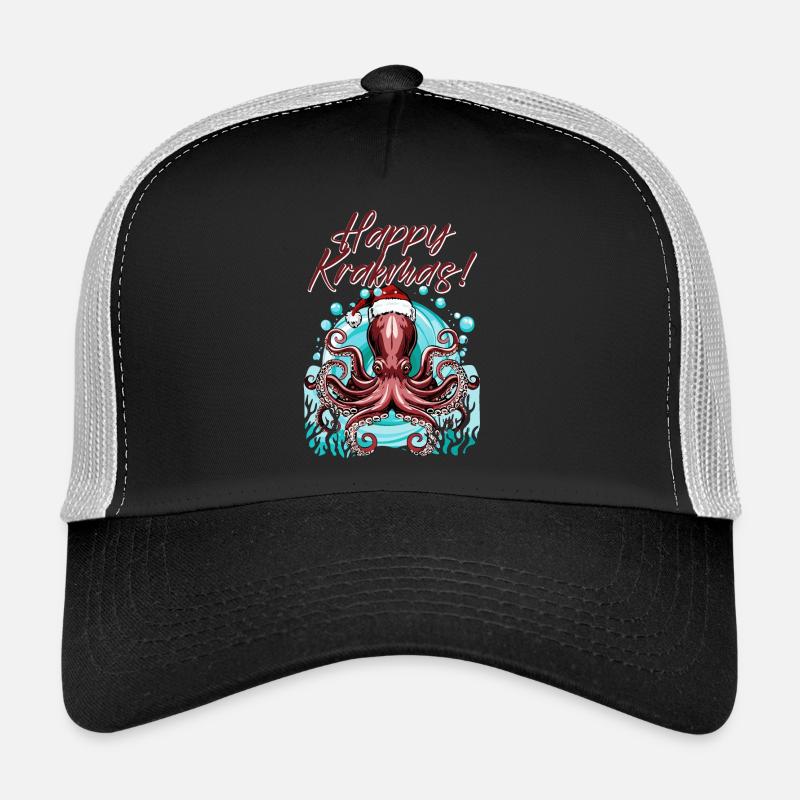 Joyeux Krakmas ! (Pieuvre de Noël) Casquette trucker 