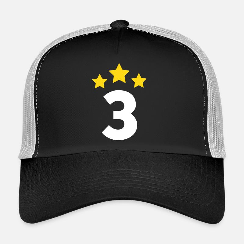 3 ans étoile - cadeau de 3e anniversaire Casquette trucker 