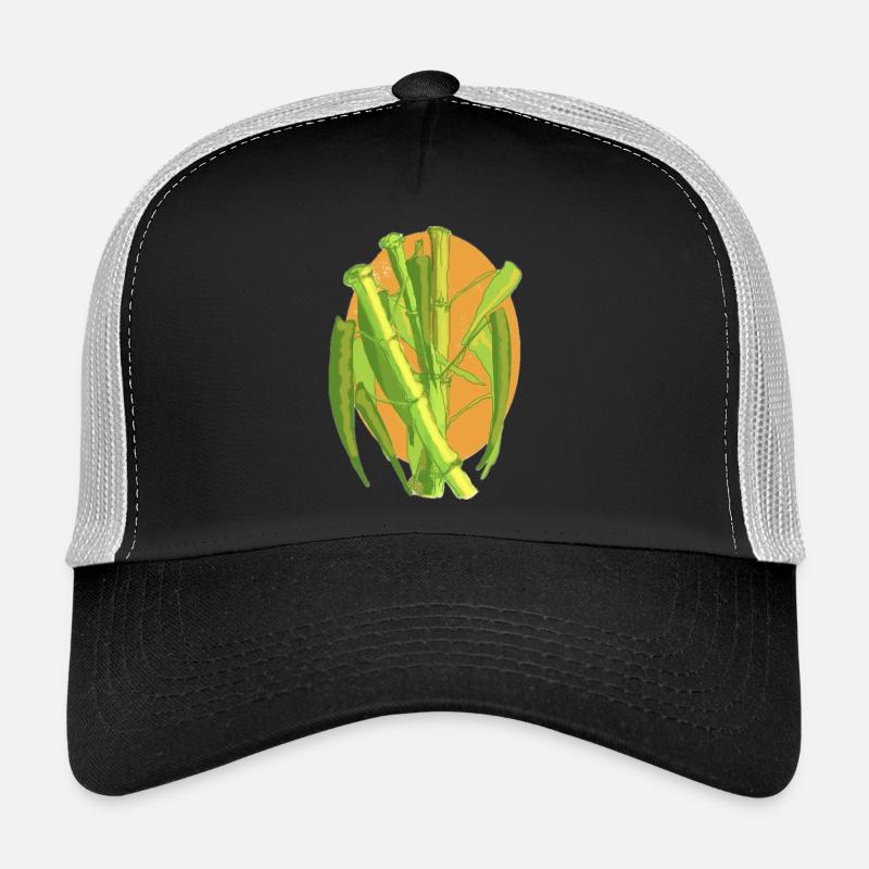 Explosion botanique de bambou Casquette trucker 