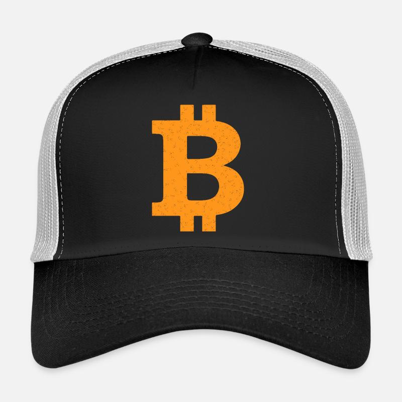 Look rétro Bitcoin - Conception de crypto pour les fans Casquette trucker 