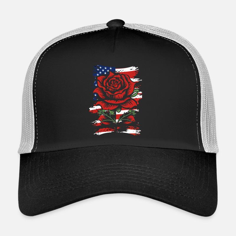Rose d’Amérique Casquette trucker 