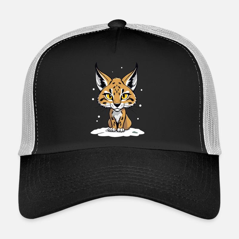 Petit lynx mignon Casquette trucker 