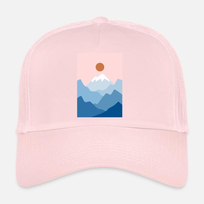 Paysage de montagne 2 Casquette trucker 