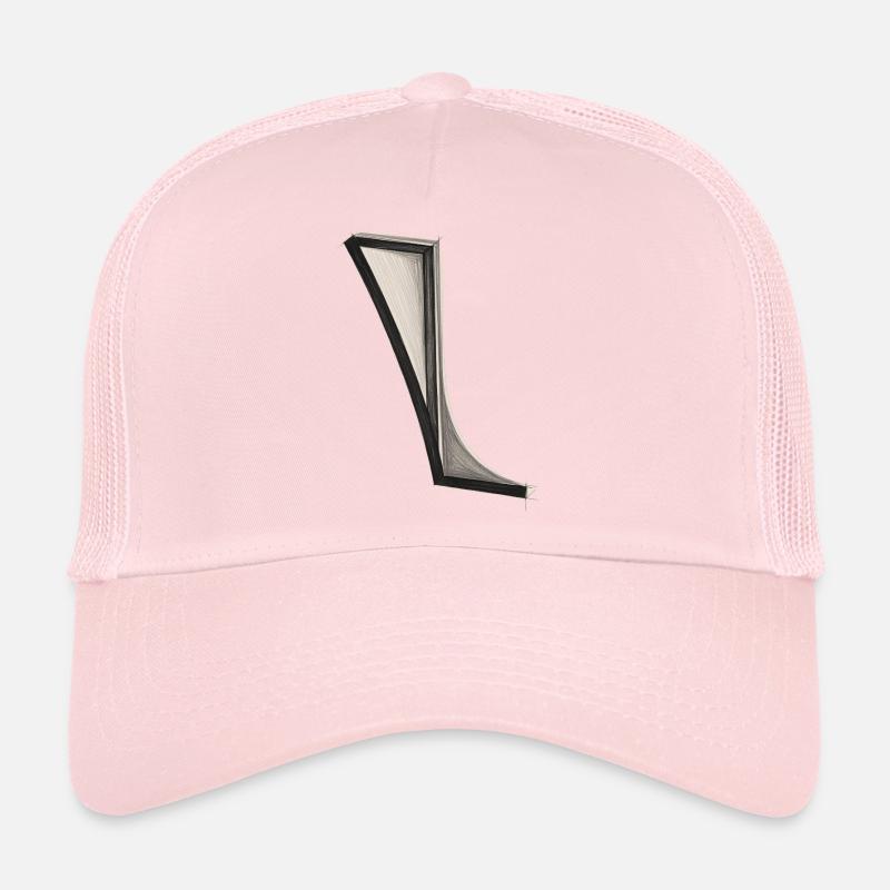 Conception esthétique, dessin au trait, architecture Casquette trucker 