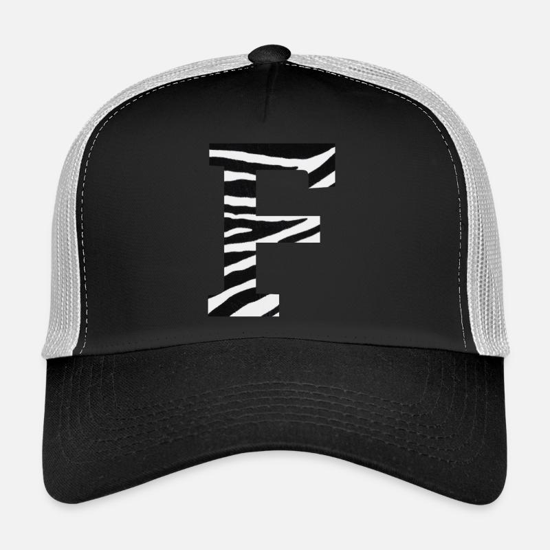 Buchstabe f Zebra Trucker Cap