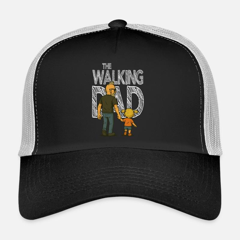 Le DAD qui marche - Casquette trucker  - noir/gris pierre