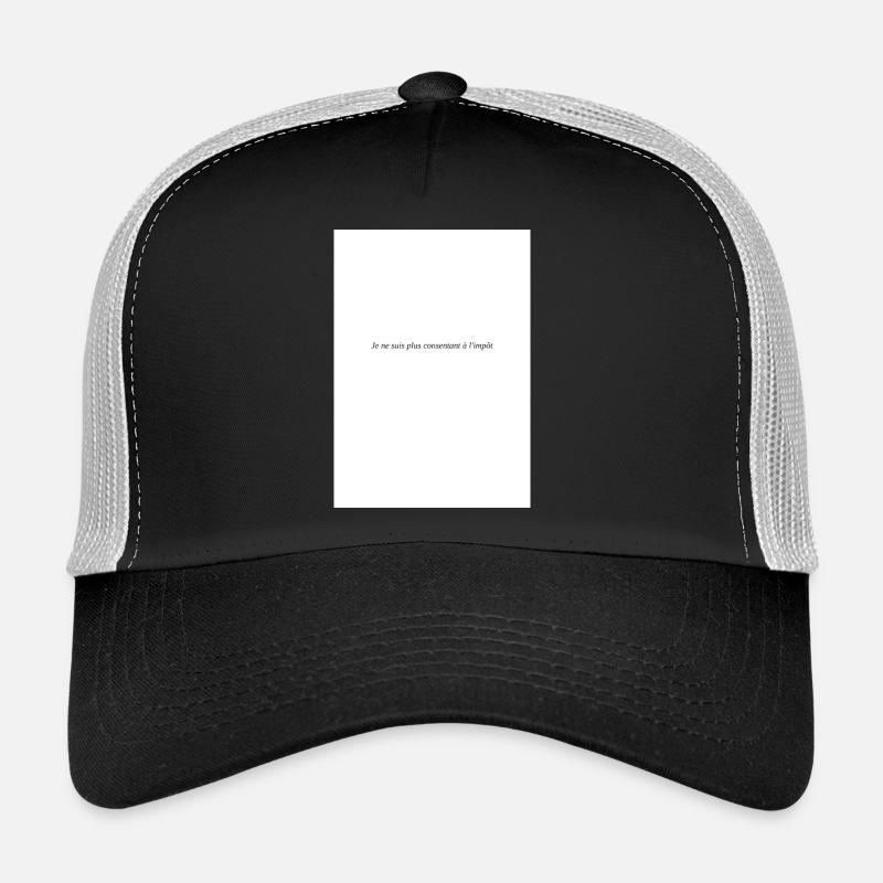 Impôt - Casquette trucker  - noir/gris pierre