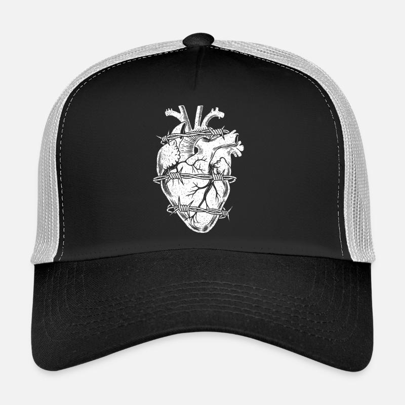 Stacheldraht Herz Trucker Cap