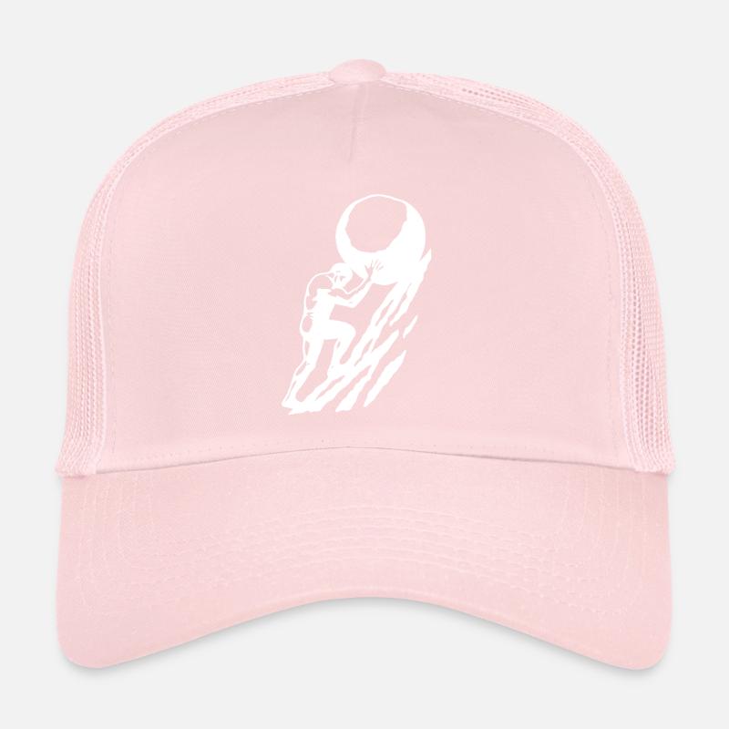 Sisiphe BLANC Casquette trucker 