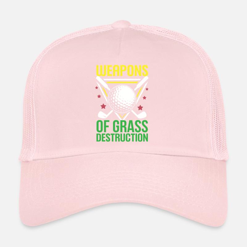 Golf - Armes de destruction de l’herbe Casquette trucker 