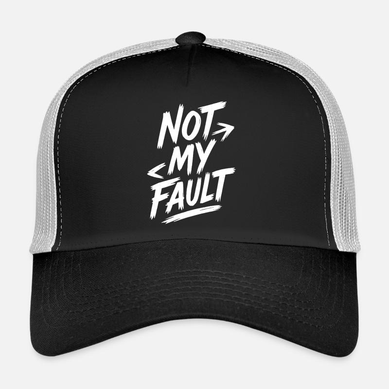 Bold Personal Responsibility Quote Trucker Cap