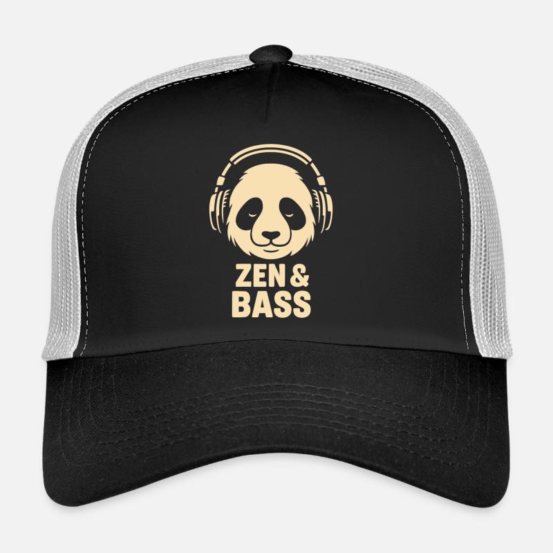 Panda avec un casque Casquette trucker 