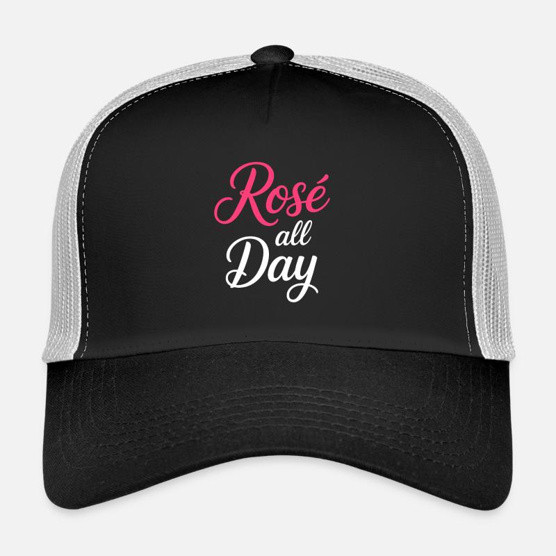 Rosé All Day Rosa Trucker Cap