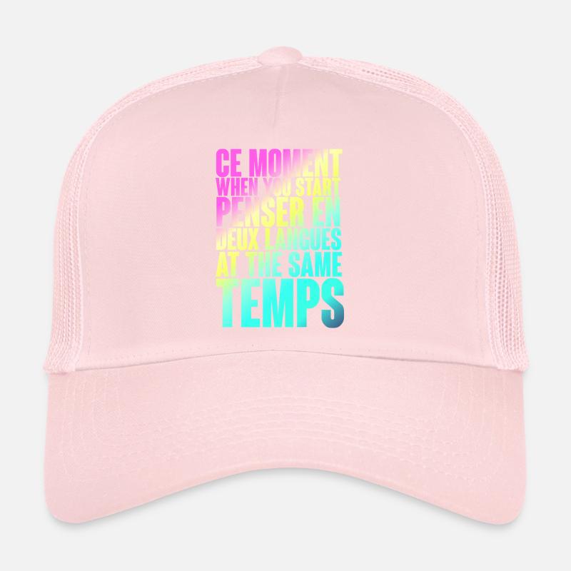 DICTON COOL POUR LES MULTILINGUES, LES INTERNATIONAUX Casquette trucker 