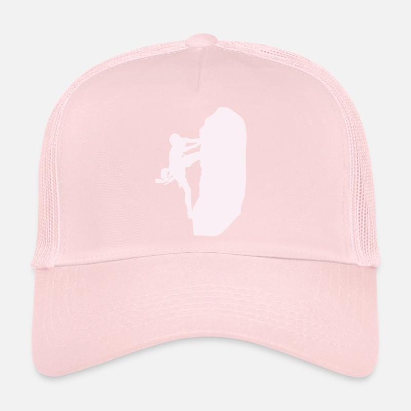 klettern_bergsteigen_silhouette- Casquette trucker 