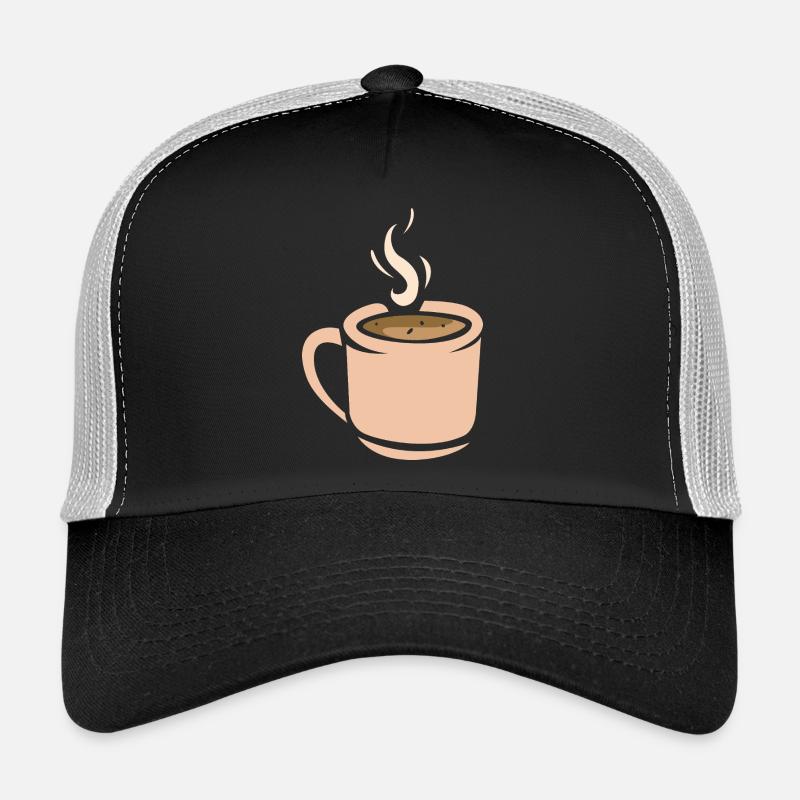 Coffee cup illustration Trucker Cap