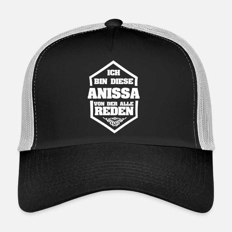 Prénom Anissa Casquette trucker 
