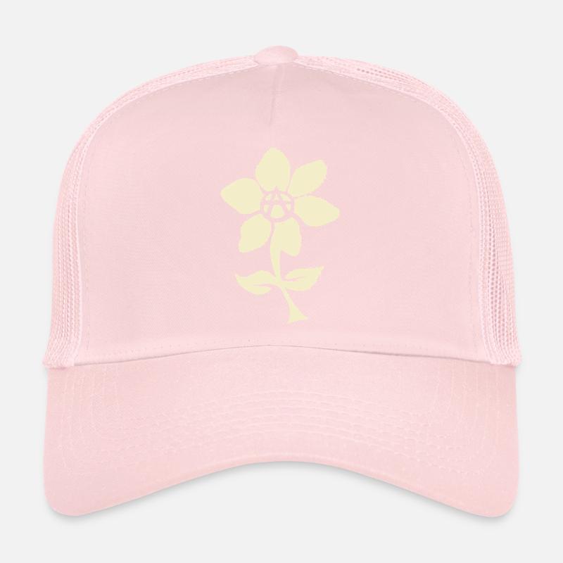 Fleur anarchiste Casquette trucker 