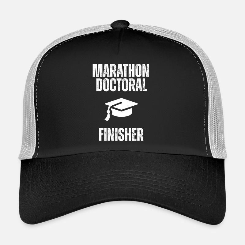 Marathon doctoral Finisher - Trucker Cap - black/stone grey