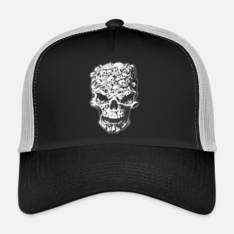 Crâne de crânes Casquette trucker 