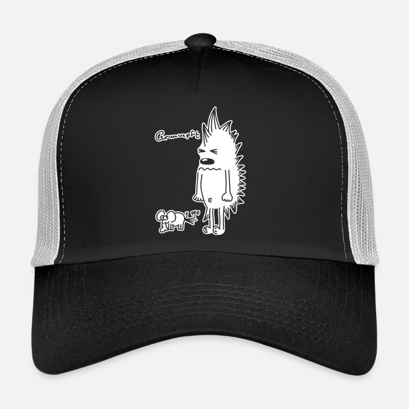 Hérisson et éléphant – Motif de dessin animé d’animal amusant Casquette trucker 
