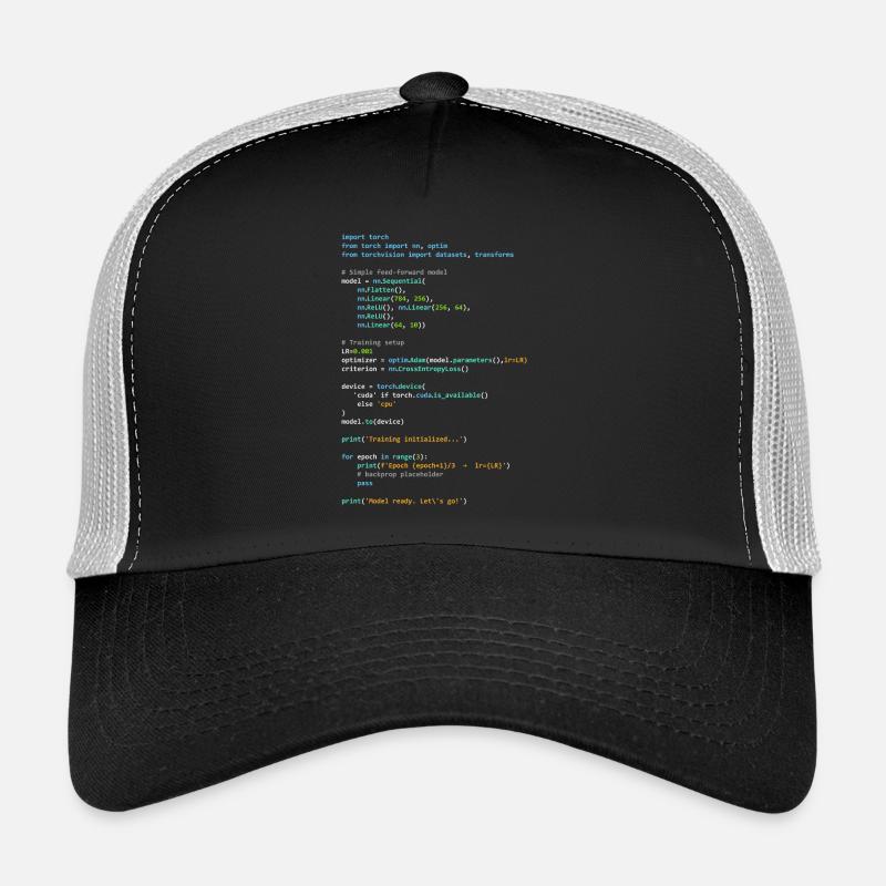 Programmierer Humor - Entwickler Logik und Technik - Trucker Cap - Schwarz/Steingrau