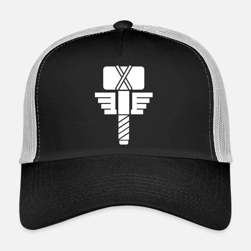 Thor Hammer – Super-héros de bande dessinée Viking Mjölnir Casquette trucker 
