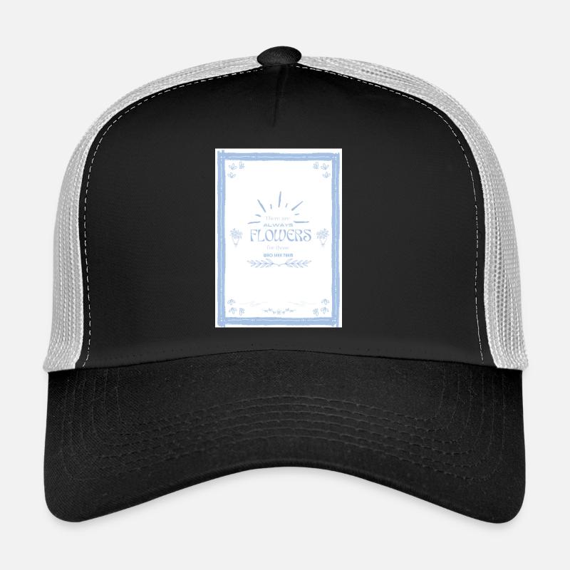 Citation de fleurs Casquette trucker 
