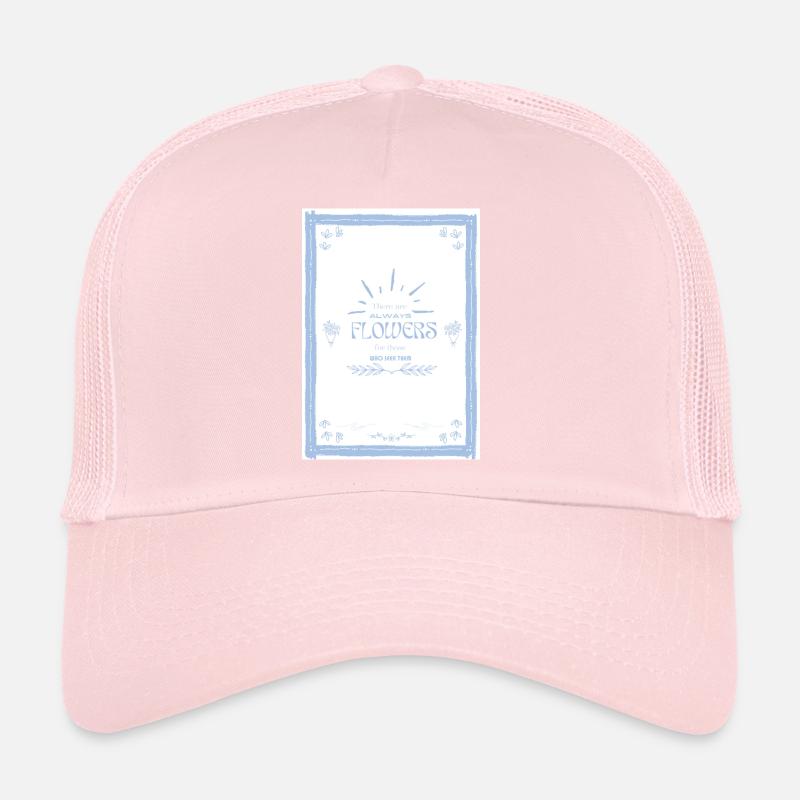 Citation de fleurs Casquette trucker 