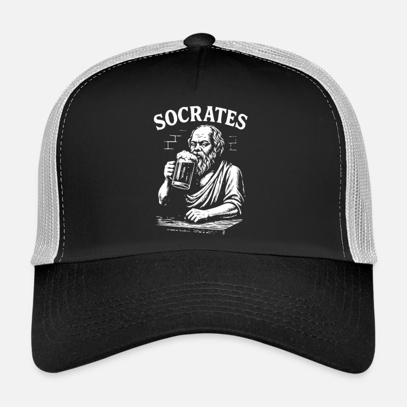 Portrait de la bière Socrate Casquette trucker 