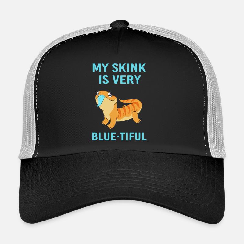 Langue bleue lézard Casquette trucker 