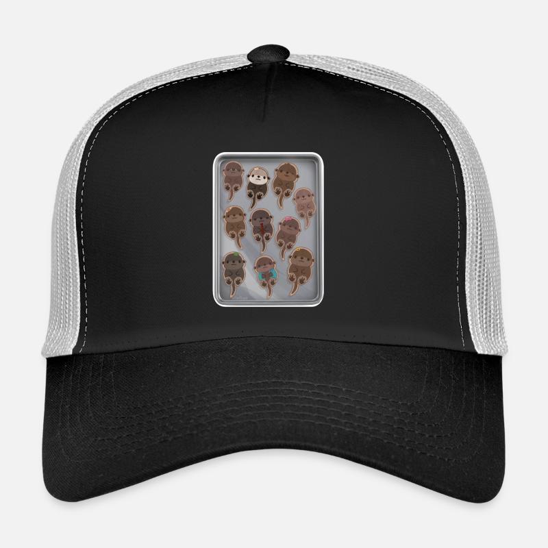 Tazz Talks | Otter Cookie Tray Parade - Trucker Cap - black/stone grey