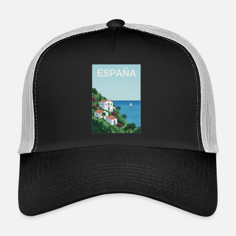 Spanish coastal idyll Trucker Cap
