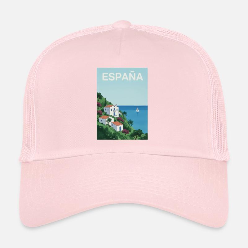 Idylle côtier espagnol Casquette trucker 