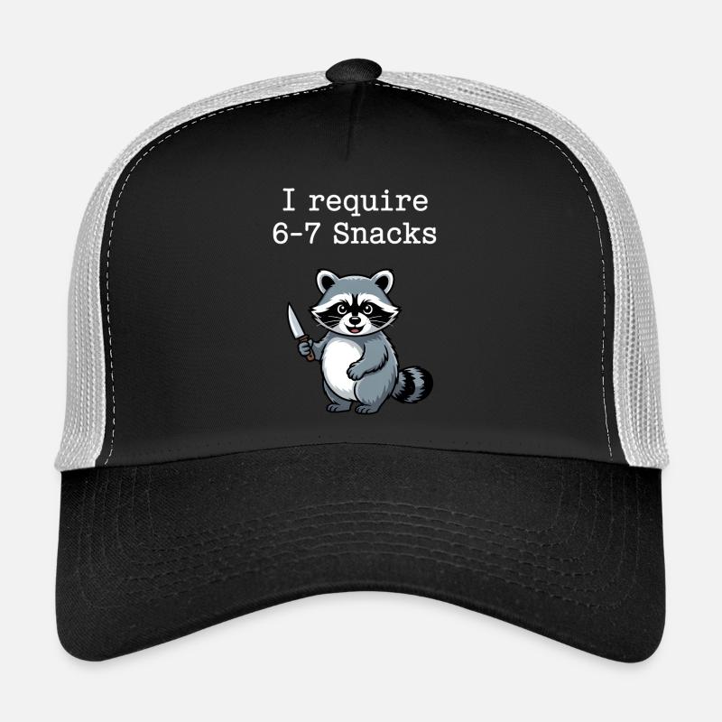 6-7 Internet Meme Cooler 6 7 Raccoon Trucker Cap
