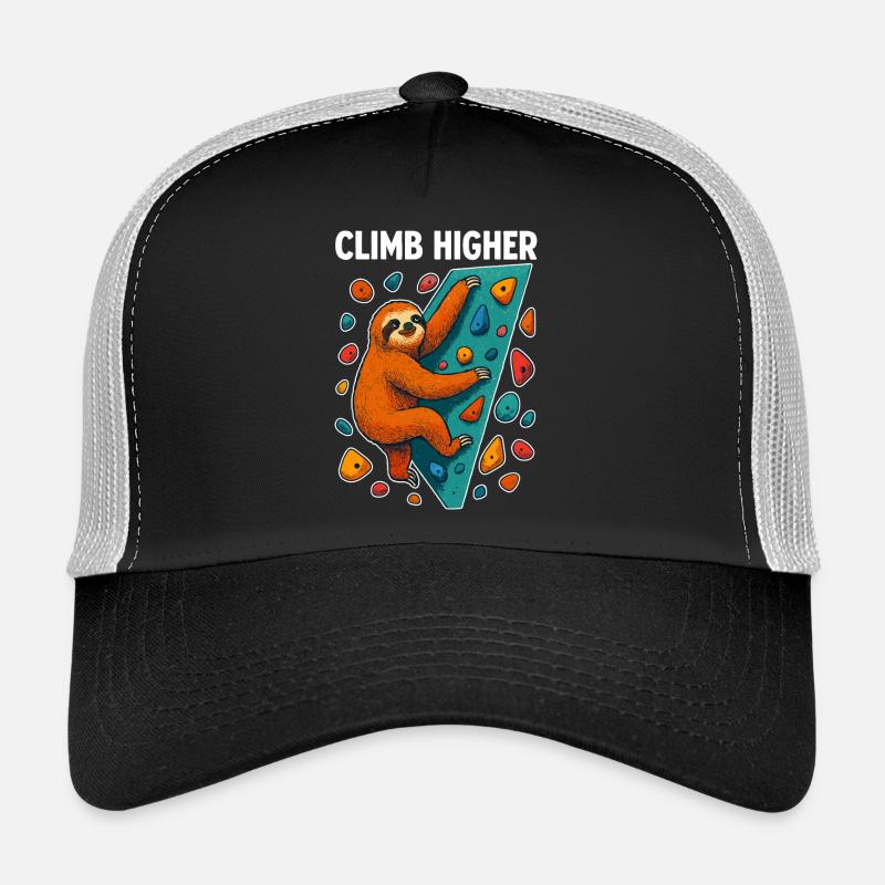 Bouldern Faultier Klettern Geschenk Trucker Cap