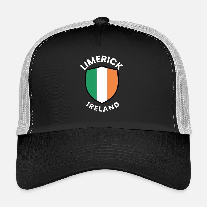 Drapeau irlandais de Limerick Casquette trucker 