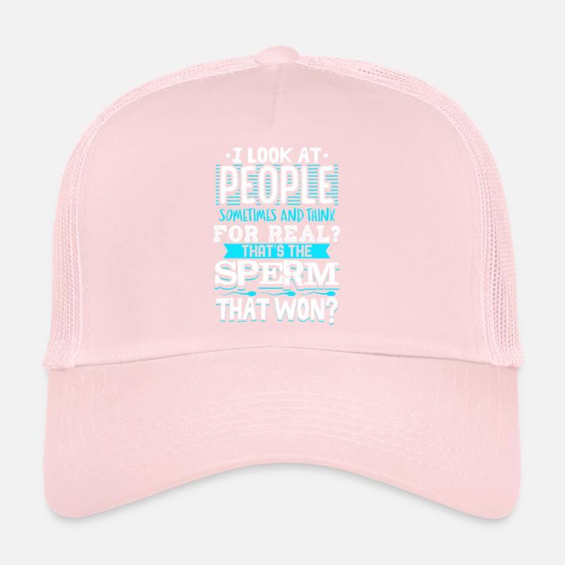 Sérieusement, c’était le sperme qui a gagné le devis Design Casquette trucker 