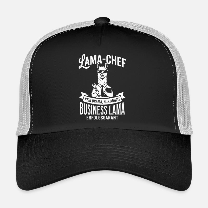Lama des affaires : Pas de drame, juste le travail Casquette trucker 