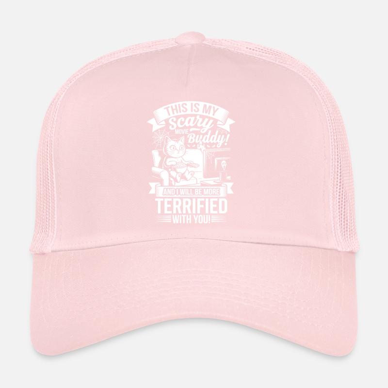 Chat effrayant, ami câlin Casquette trucker 
