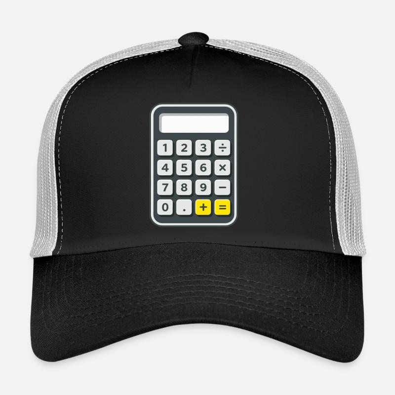 Calculatrice Costume Carnaval Nerd Casquette trucker 